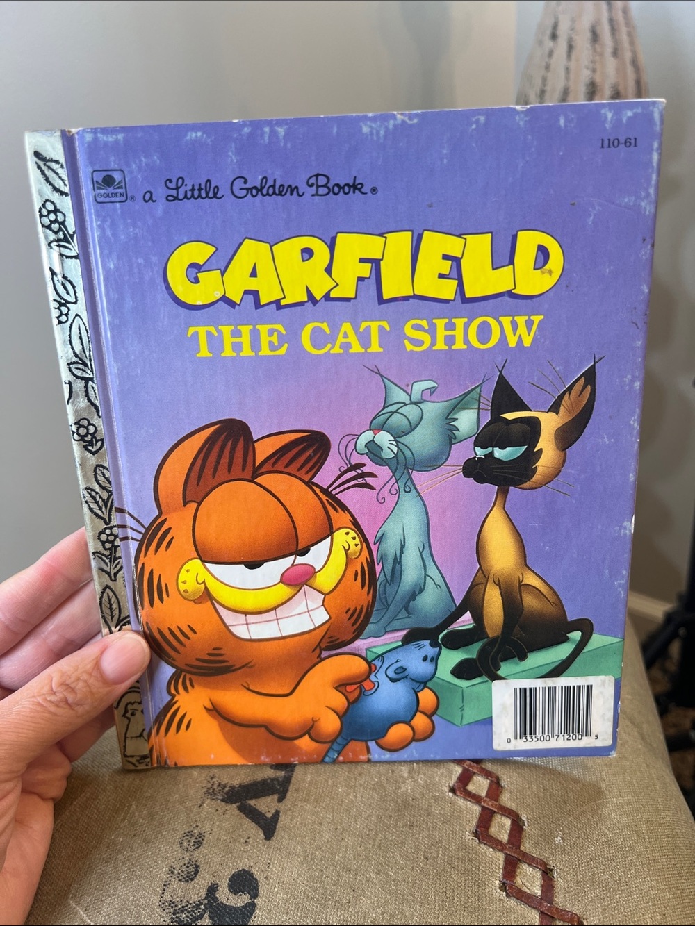 Vintage a Little Golden Book Garfield The Cat Show